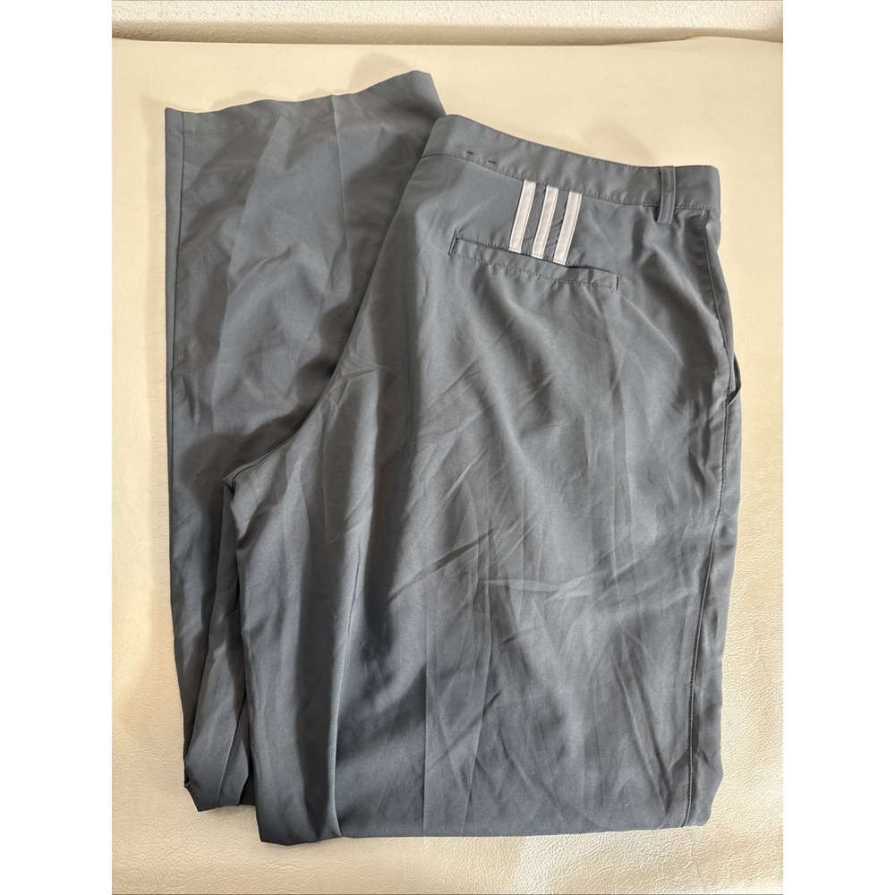 Adidas Golf Pants 38x32 Classic Mens Climalite Performance Gray Athletic